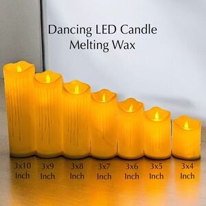 LED Dancing Pillar Candles