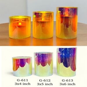 LED Glass Candles